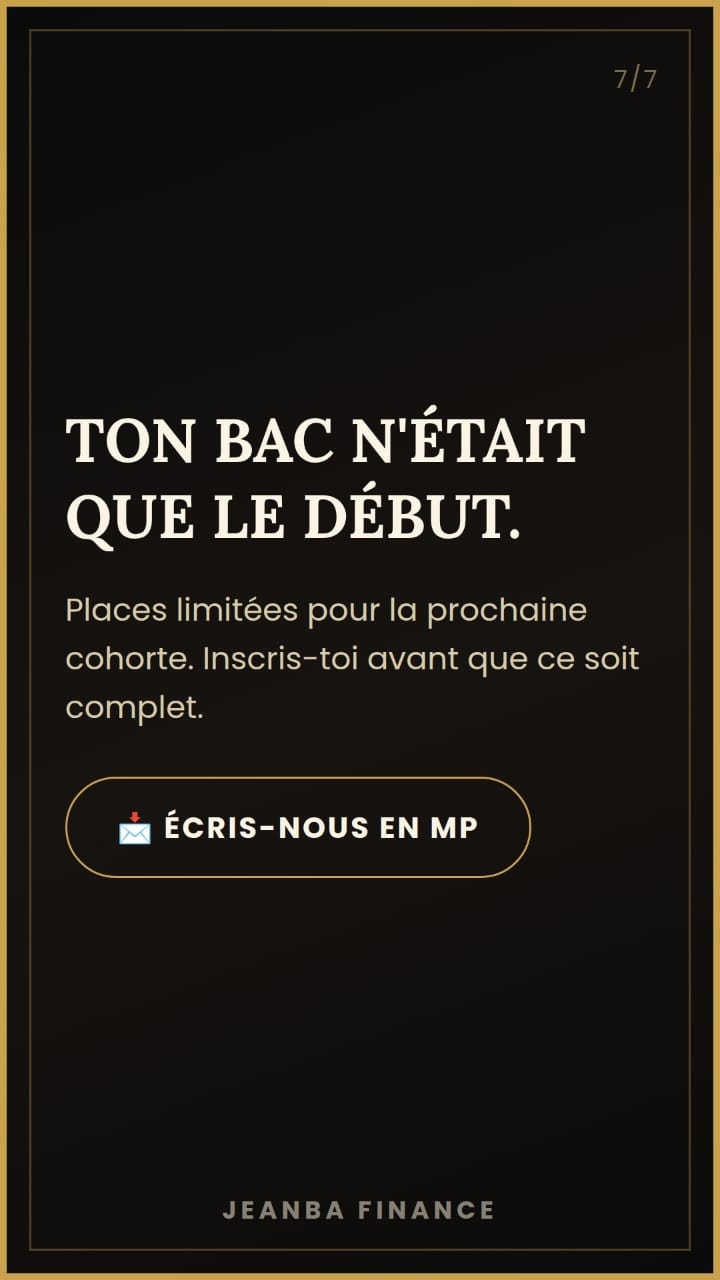Ton Bac n'était que le début — Places limitées